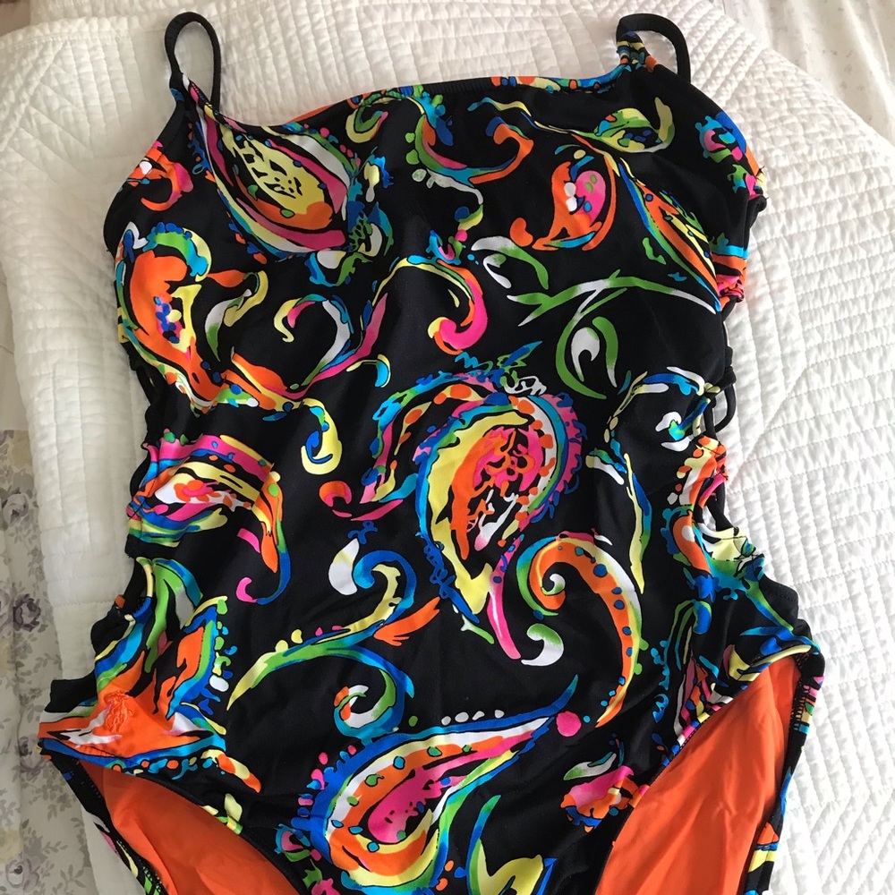 Polo by Ralph Lauren paisley bathing suit